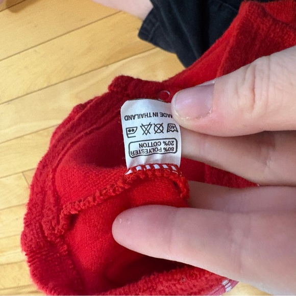 Vintage Carters Classic baby sweater Red Cats Embroidered Newborn 0-1 months - Picture 9 of 9